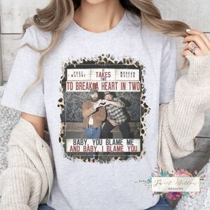 It Takes Two Post Malone Morgan Wallen Graphic T-Shirt